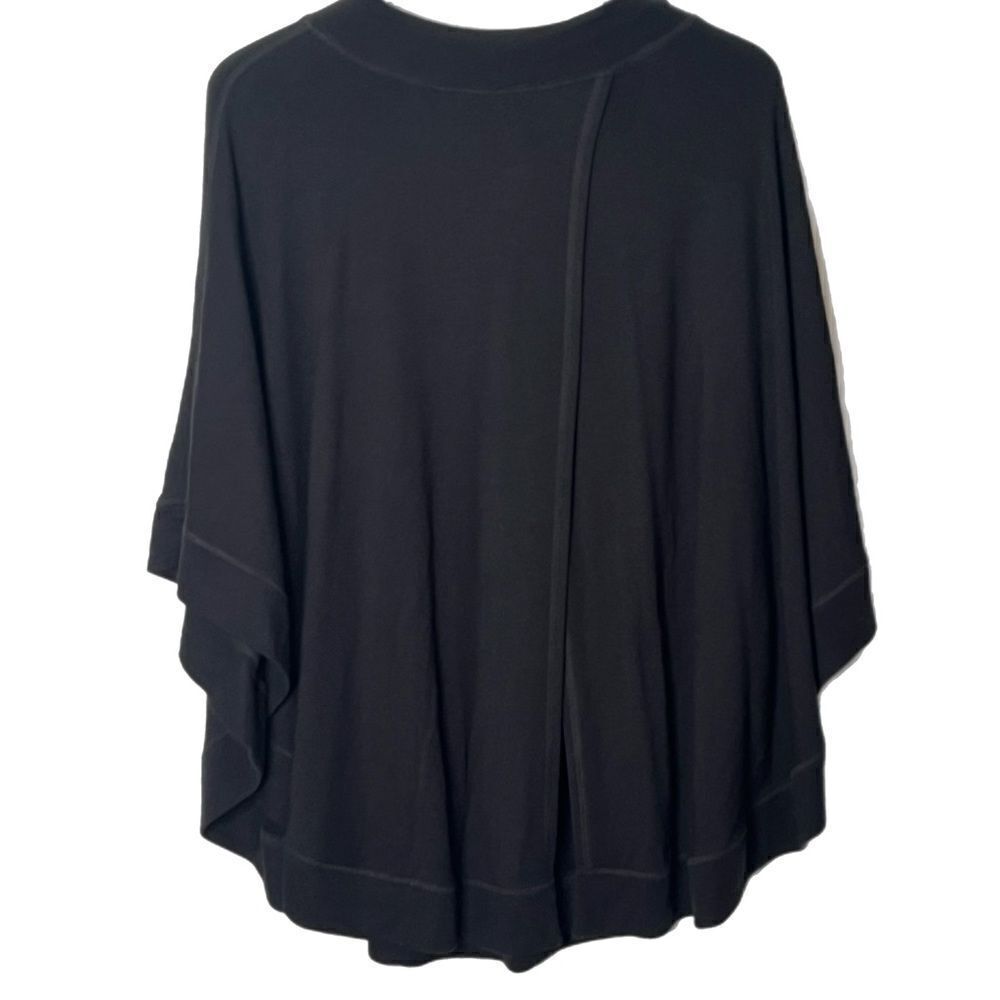 Talbots Plus Black Open Back Pullover Jersey Knit… - image 2